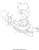 Baffle And Blower Housing - 60&quot;