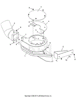 Baffle And Blower Housing - 72&quot;