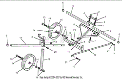 Frame And Mast Walking Boom