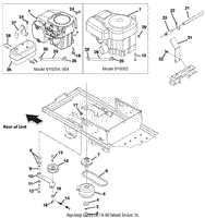 Engine, Exhaust, Belts And Idlers