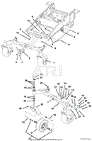 Front Axle, Casters and Wheels