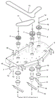 Deck, Belts, Baffle, Blades And Spindles - 48&quot;