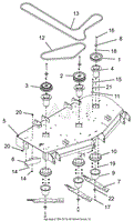 Deck, Belts, Baffle, Blades And Spindles - 52&quot;