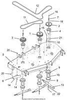 Deck, Belts, Baffle, Blades And Spindles - 60&quot;