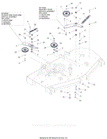Parts List 10 - Deck Idlers - 60 Inch