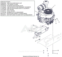 Parts List 18 - Engine - Kawasaki FX730V