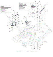 Parts List 10 - Deck Idlers - 60 Inch