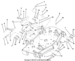 Deck And Mounting Arms - Side Discharge