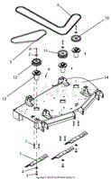 Deck, Belts, Blades And Spindles - 52&quot; Deck