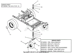 Casters And Tires - 60&quot; Deck