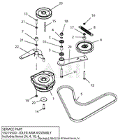 Clutch And Belt, Drive - Idler