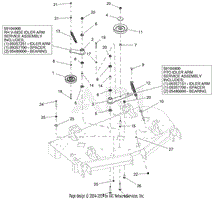 Idlers And Sheaves - 52-Inch Deck