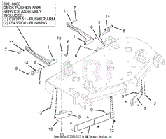 Stabilizer Arms And Baffles - 52-Inch Deck