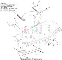 Stabilizer Arms And Baffles - 72-Inch Deck