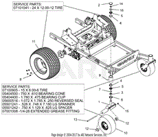 Casters And Tires - 60&quot; And 72&quot;