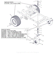 Parts List 6 - Casters And Tires 60 And 72