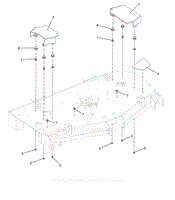 Parts List 4 - Belt Covers - 52 Inch and 60 Inch