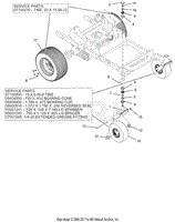 Casters And Tires - 52&quot;