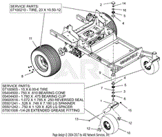 Casters And Tires - 52&quot;