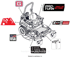 Parts List 10 - Decals - Style - 52 Inch