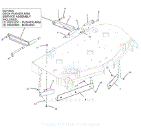 Parts List 26 - Stabilizer Arms And Baffles - 52 Inch