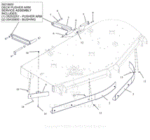 Parts List 26 - Stabilizer Arms And Baffles - 72 Inch