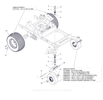 Parts List 6 - Casters And Tires - 60 Inch 60 Inch Mach One, And 72 Inch