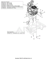 Engine - Yamaha MX775V EFI