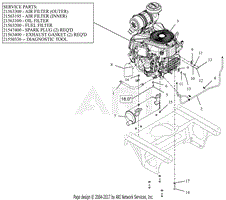 Engine - Yamaha MX775V EFI