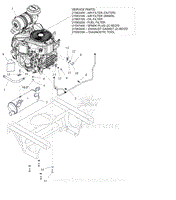 Parts List 17 - Engine - Yamaha MX775V EFI