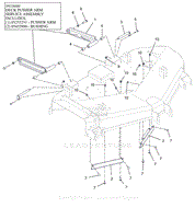 Parts List 26 - Stabilizer Arms and Wear Plates - 60 Mach One