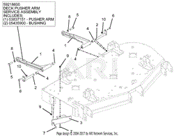 Stabilizer Arms And Baffles - 52-Inch Deck