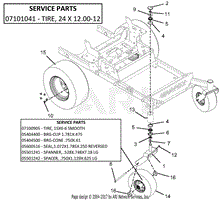 Casters And Tires - 60 And 72-Inch