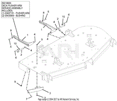 Stabilizer Arms And Baffles - 72-Inch Deck