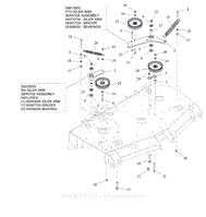 Parts List 11 - Deck Drive Idlers - 48 Inch