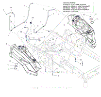 Parts List 20 - Fuel Tanks - Kawasaki FT730