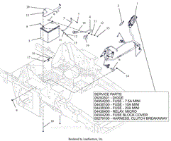 Parts List 17 - Electrical - Kohler