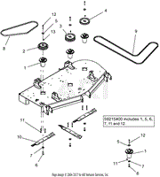 Belts, Blades And Spindles - 60 INCH