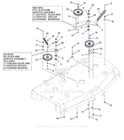 Parts List 11 - Deck Drive Idlers