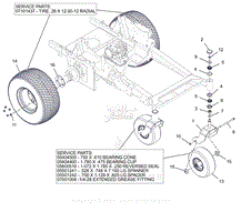 Parts List 6 - Casters and Drive Wheels