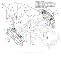 Parts List 20 - Fuel Tank - FX921V