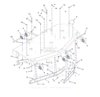 Parts List 5 - Anti-Scalp Wheels and Deck Stops - 72 Inch