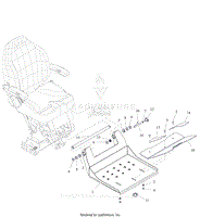 Parts List 24 - Seat - Footrest