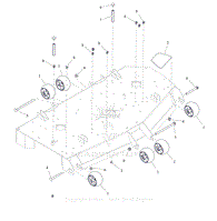 Parts List 5 - Anti-Scalp Wheels And Deck Stops - 52 Inch And 60 Inch