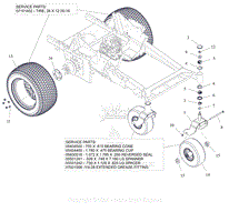 Parts List 6 - Casters And Drive Wheels