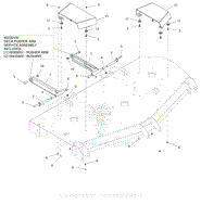 Parts List 13 - Deck Stabilizer Arms And Belt Guards - 72 Inch