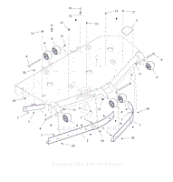 Parts List 5 - Anti-Scalp Wheels And Deck Stops - 72 Inch