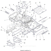 Parts List 15 - Frame - 48 Inch and 52 Inch - SD