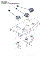 Parts List 11 - Deck, Blades and Spindle Motors - 52 Inch - SD