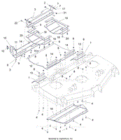 Parts List 12 - Discharge Chute - 52 Inch - RD